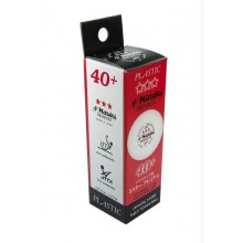 Nittaku Premium 40+ 3*** ITTF 3pcs (costura)